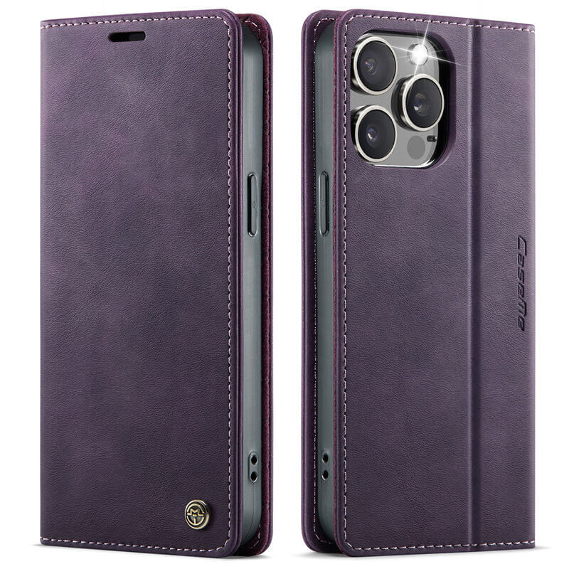 CaseMe iPhone 13 Pro Magnetic Wallet Case with RFID Blocking