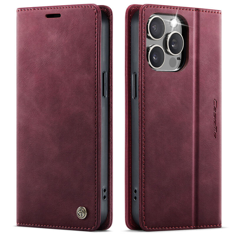 CaseMe iPhone 14 Pro Magnetic Wallet Case with RFID Blocking