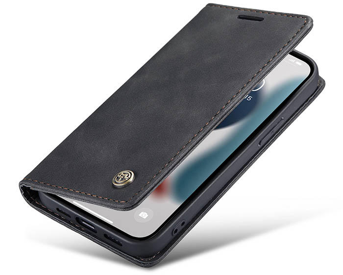 CaseMe iPhone 13 Mini Wallet Kickstand Magnetic Flip Leather Case