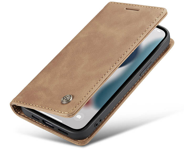 CaseMe iPhone 13 Mini Wallet Kickstand Magnetic Flip Leather Case