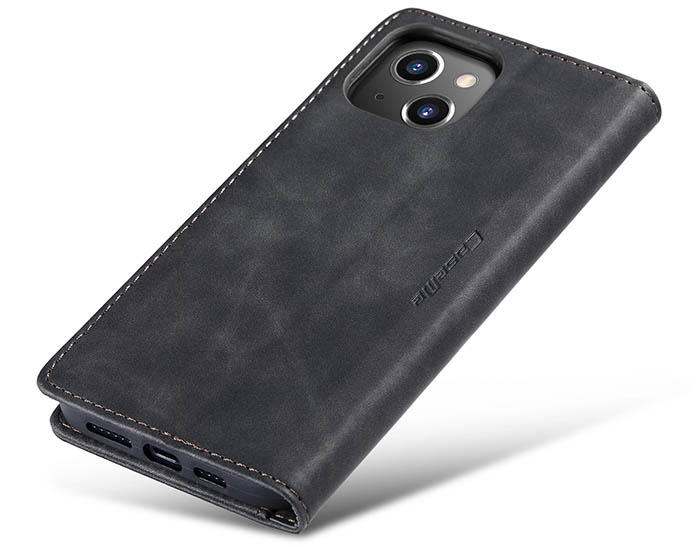 CaseMe iPhone 13 Wallet Kickstand Magnetic Flip Leather Case