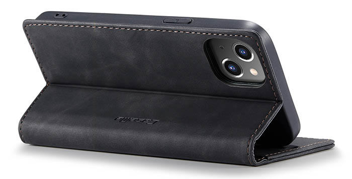 CaseMe iPhone 13 Wallet Kickstand Magnetic Flip Leather Case