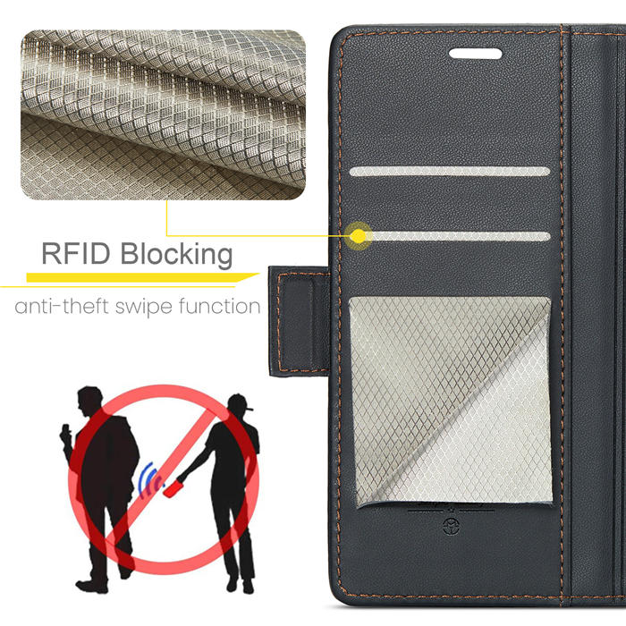 CaseMe Wallet RFID Blocking Magnetic Buckle Case