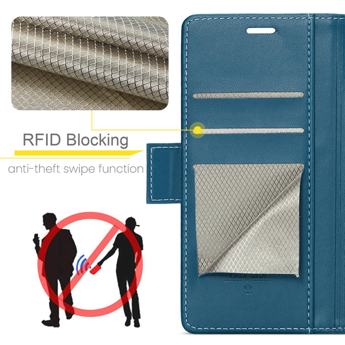 CaseMe Wallet RFID Blocking Magnetic Buckle Case