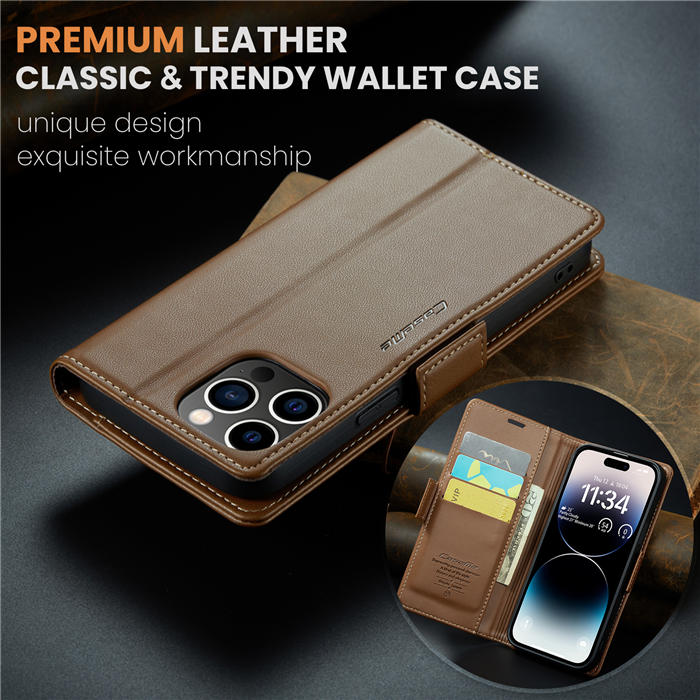 CaseMe Wallet RFID Blocking Magnetic Buckle Case