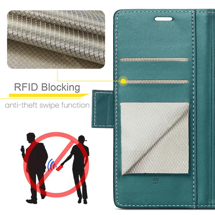 CaseMe Wallet RFID Blocking Magnetic Buckle Case