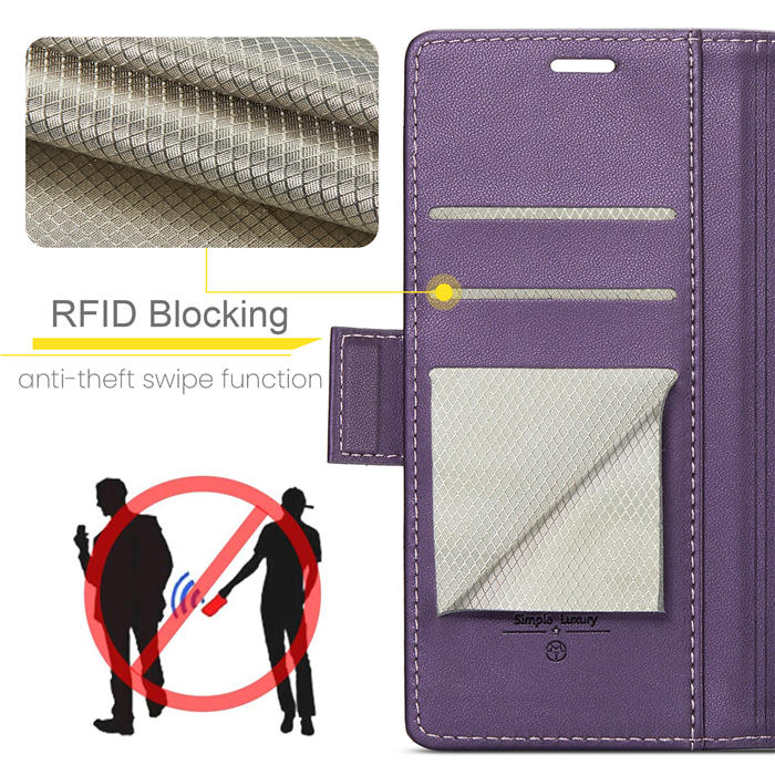 CaseMe Wallet RFID Blocking Magnetic Buckle Case