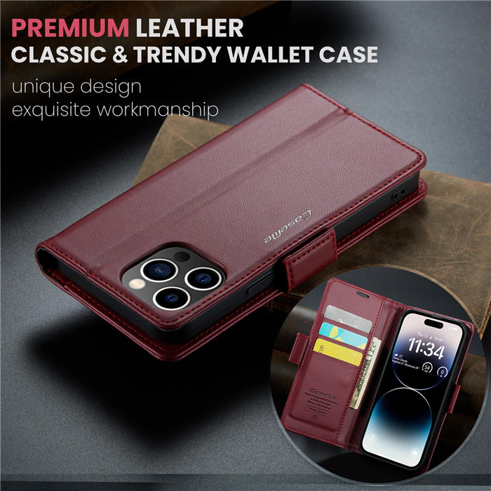 CaseMe Wallet RFID Blocking Magnetic Buckle Case