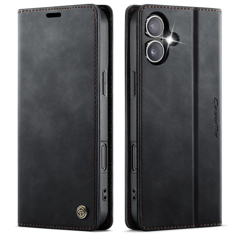 CaseMe iPhone 16 Plus Magnetic Wallet Case with RFID Blocking