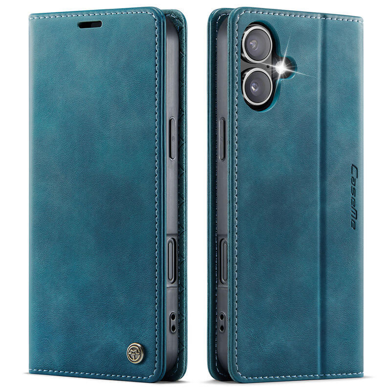 CaseMe iPhone 16 Magnetic Wallet Case with RFID Blocking