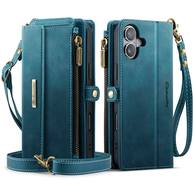 CaseMe iPhone 16 Crossbody Wallet Case
