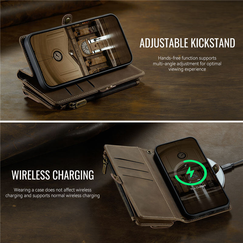 CaseMe iPhone 16 Plus Crossbody Wallet Case