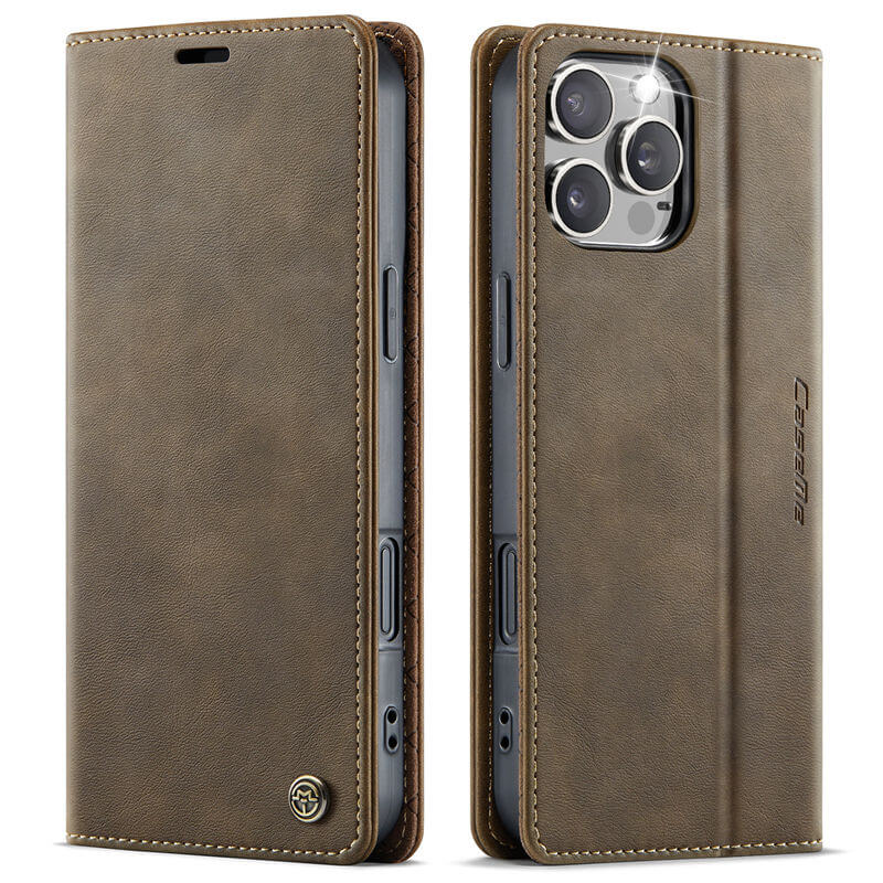 CaseMe iPhone 16 Pro Max Magnetic Wallet Case with RFID Blocking