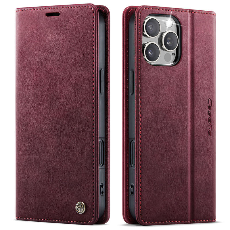 CaseMe iPhone 16 Pro Max Magnetic Wallet Case with RFID Blocking