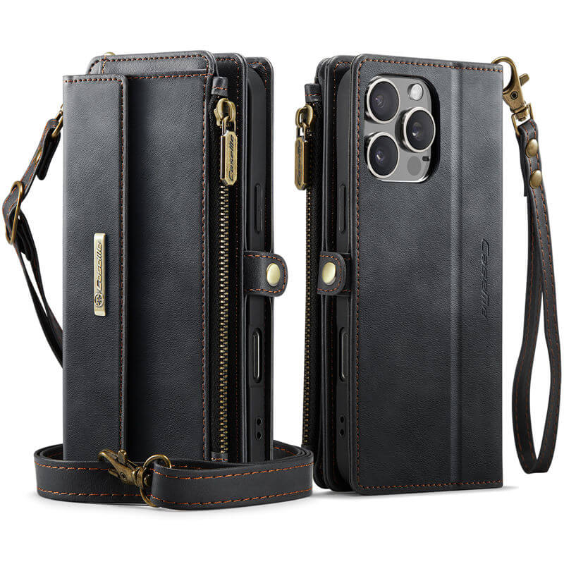 CaseMe iPhone 16 Pro Crossbody Wallet Case