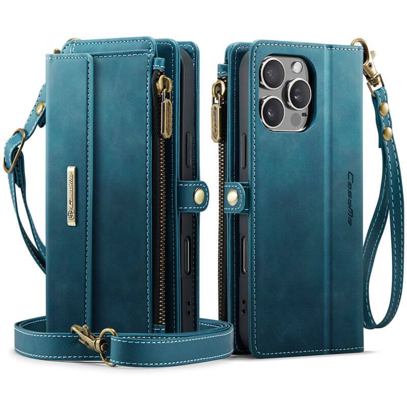 CaseMe iPhone 16 Pro Crossbody Wallet Case