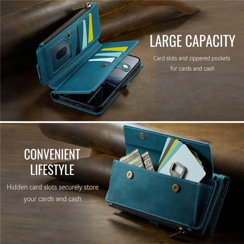 CaseMe iPhone 16 Pro Crossbody Wallet Case