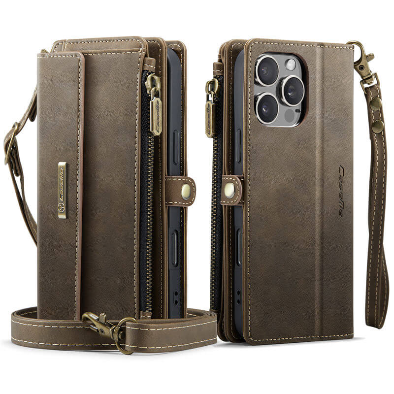 CaseMe iPhone 16 Pro Crossbody Wallet Case