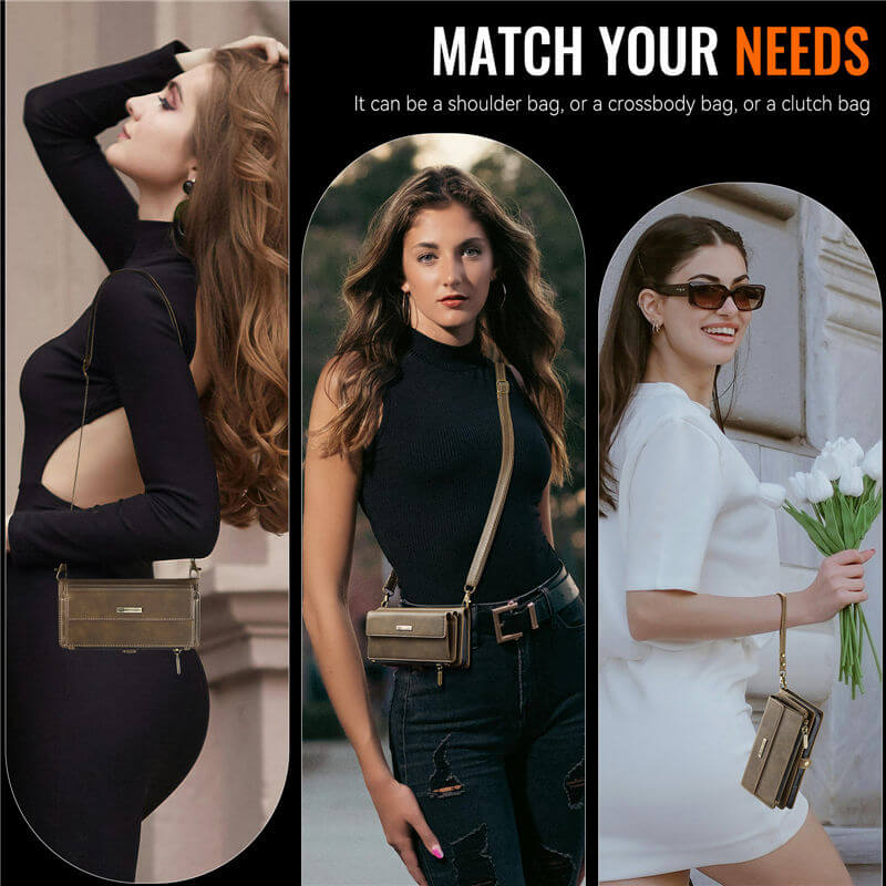 CaseMe iPhone 16 Pro Crossbody Wallet Case