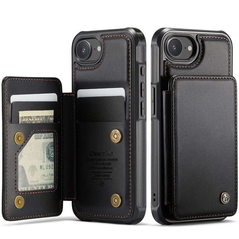 CaseMe iPhone 16e RFID Blocking Card Holder Case
