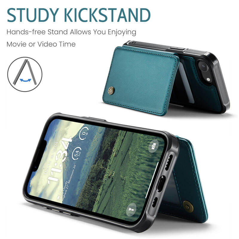 CaseMe iPhone 16e RFID Blocking Card Holder Case