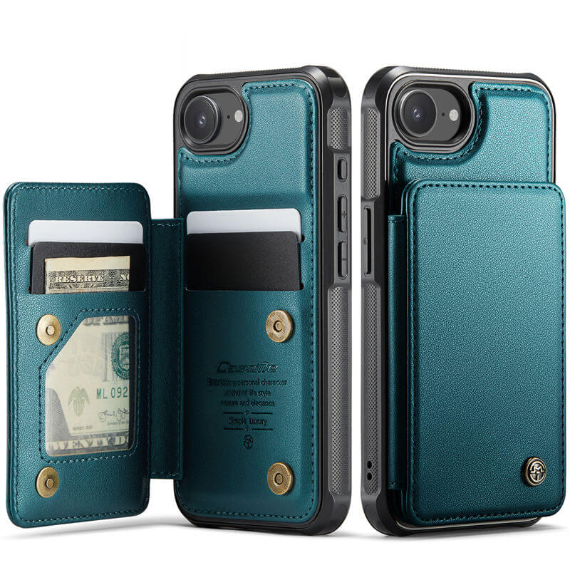 CaseMe iPhone 16e RFID Blocking Card Holder Case