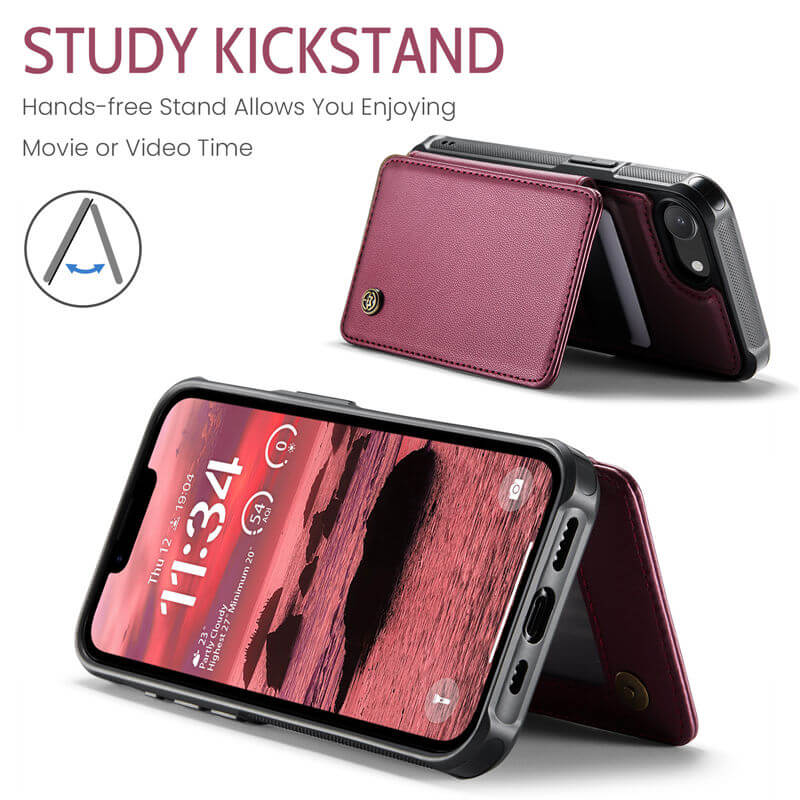 CaseMe iPhone 16e RFID Blocking Card Holder Case