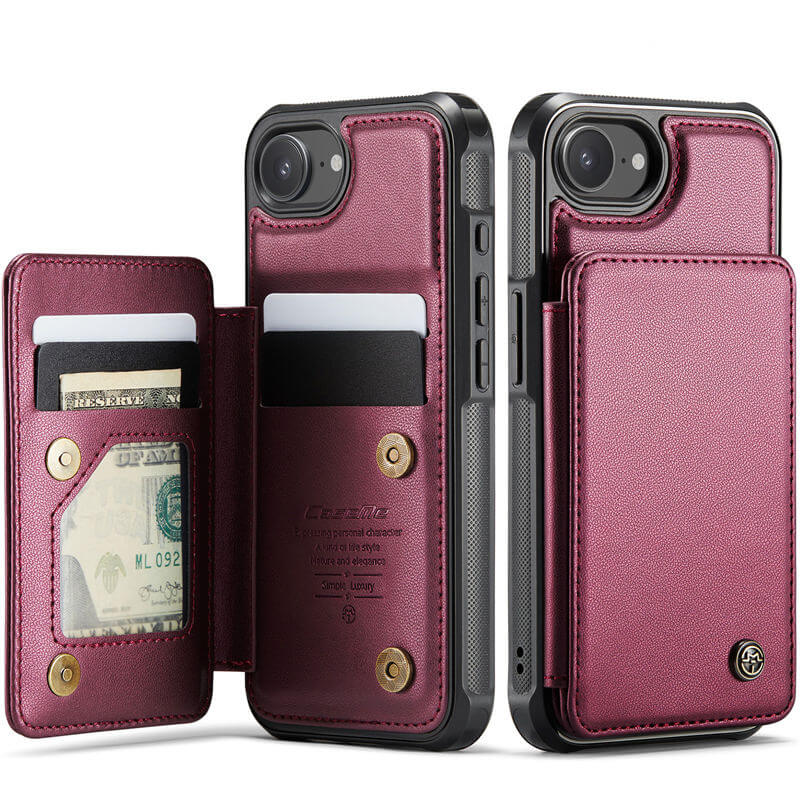 CaseMe iPhone 16e RFID Blocking Card Holder Case
