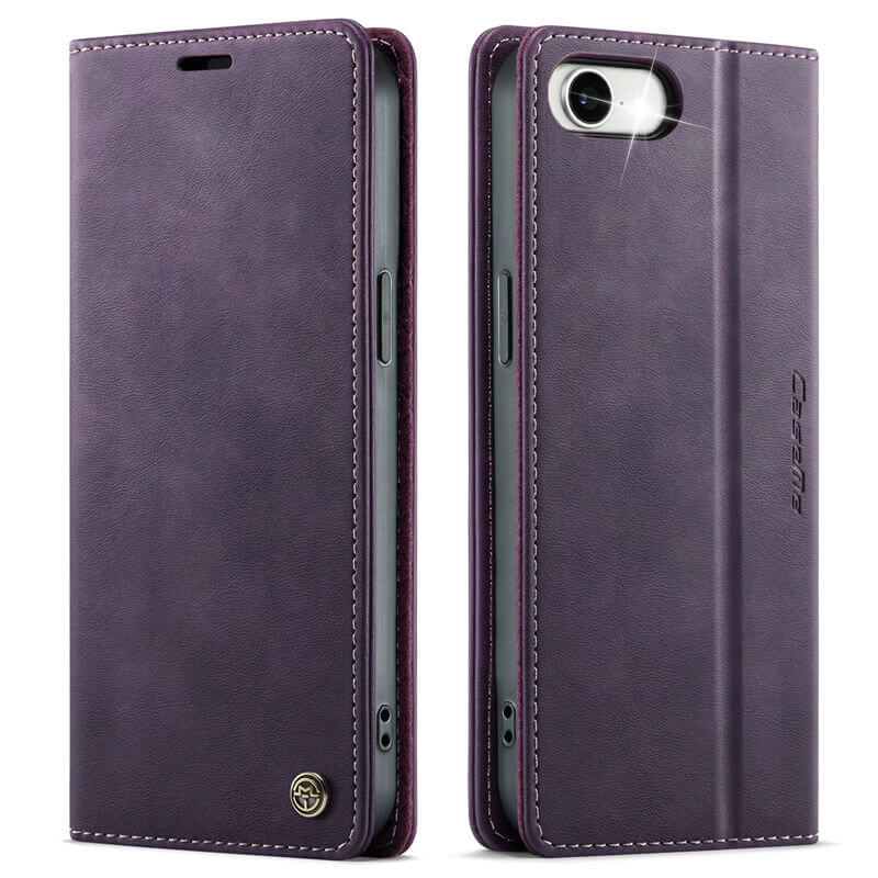 CaseMe iPhone 16E Magnetic Wallet Case with RFID Blocking