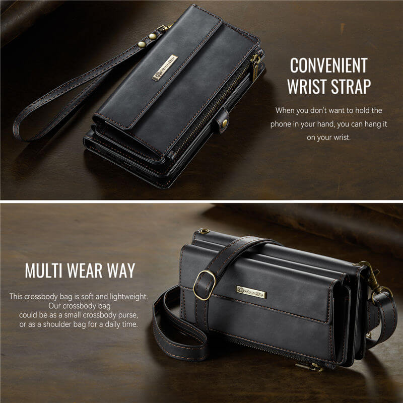 CaseMe iPhone 16e Crossbody Wallet Case