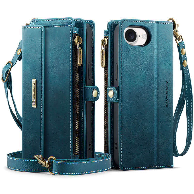 CaseMe iPhone 16e Crossbody Wallet Case