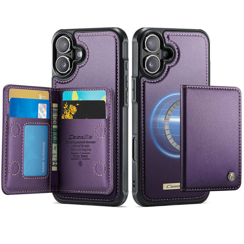 CaseMe iPhone 17 2-in-1 Detachable Magnetic Wallet Case