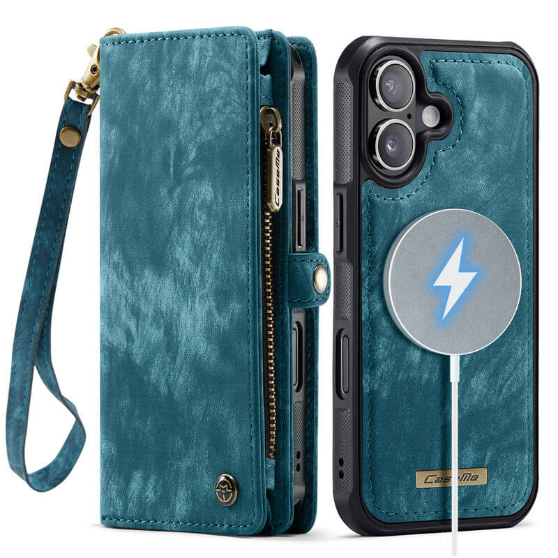 CaseMe iPhone 17 2-in-1 Magnetic RFID Wallet Case