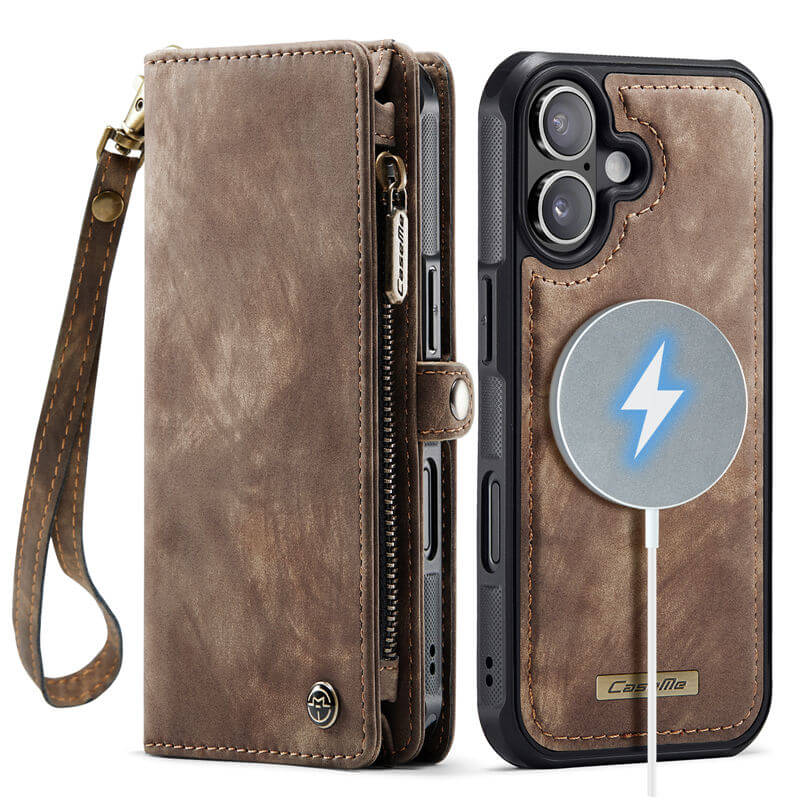 CaseMe iPhone 17 2-in-1 Magnetic RFID Wallet Case