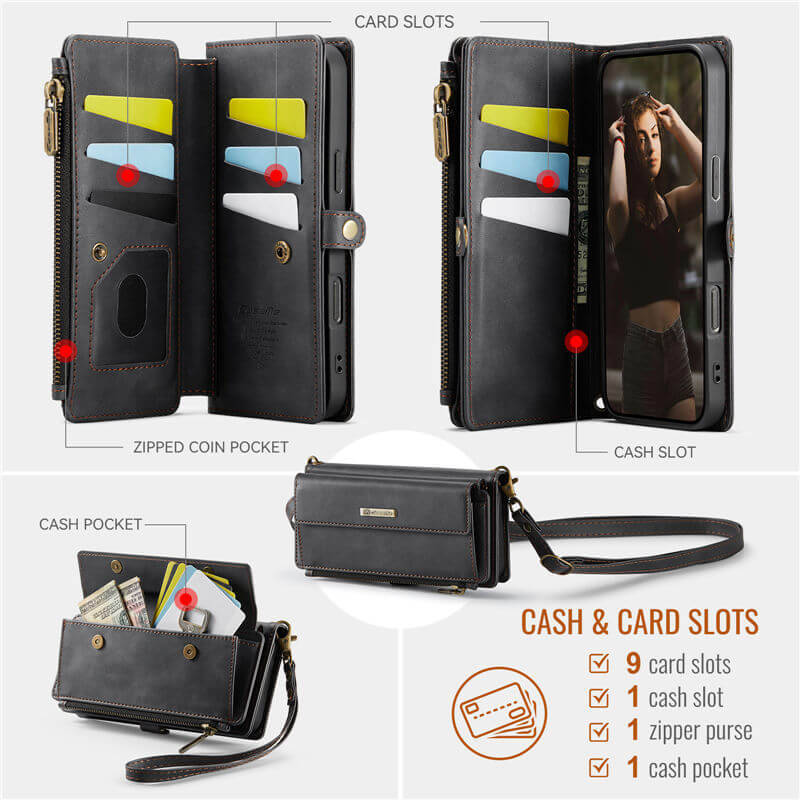 CaseMe iPhone Air Crossbody Wallet Case