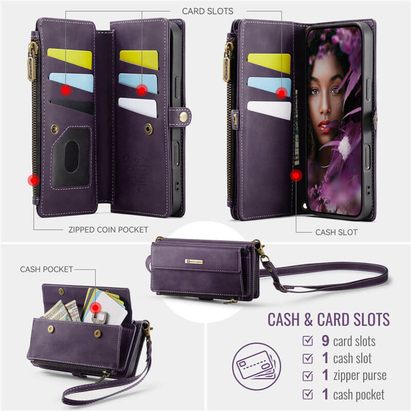 CaseMe iPhone Air Crossbody Wallet Case