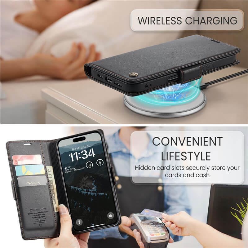 CaseMe iPhone Air Wallet RFID Blocking Case