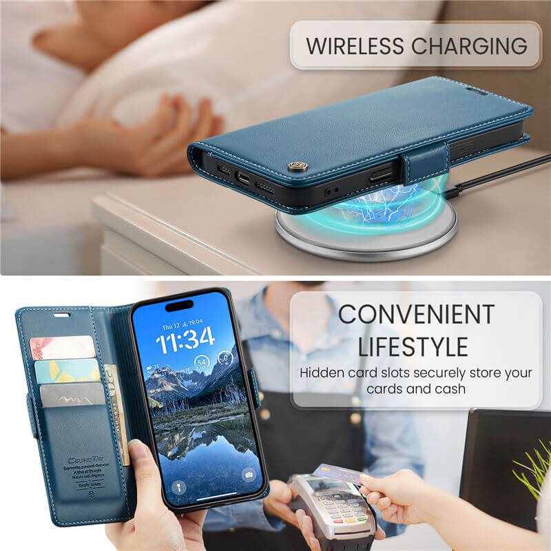CaseMe iPhone Air Wallet RFID Blocking Case