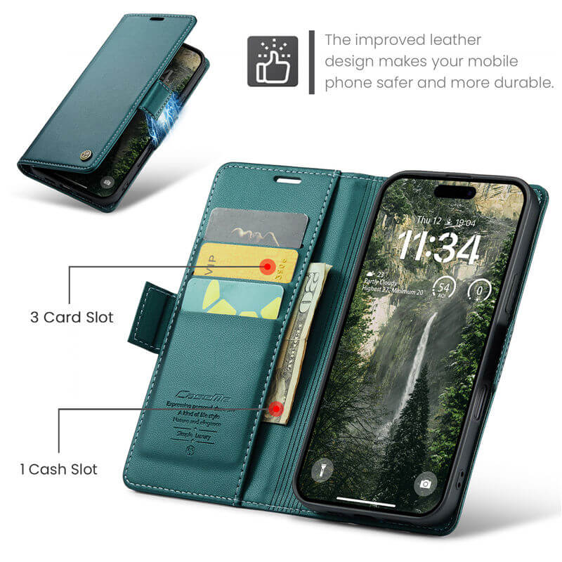 CaseMe iPhone Air Wallet RFID Blocking Case