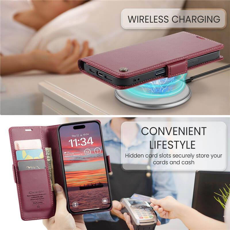 CaseMe iPhone Air Wallet RFID Blocking Case