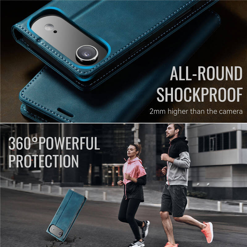 CaseMe iPhone Air Magnetic Wallet Case with RFID Blocking
