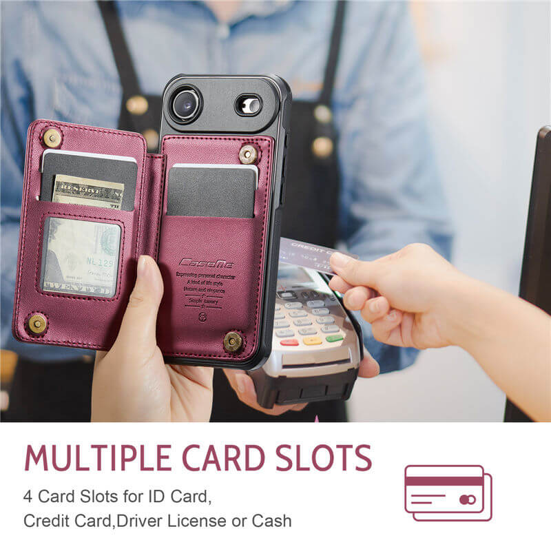 CaseMe iPhone Air RFID Blocking Card Holder Case