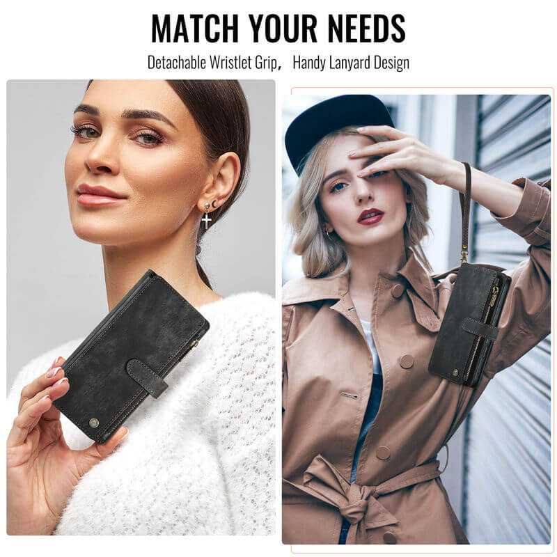 CaseMe iPhone Air Wallet Case with Wrist Strap