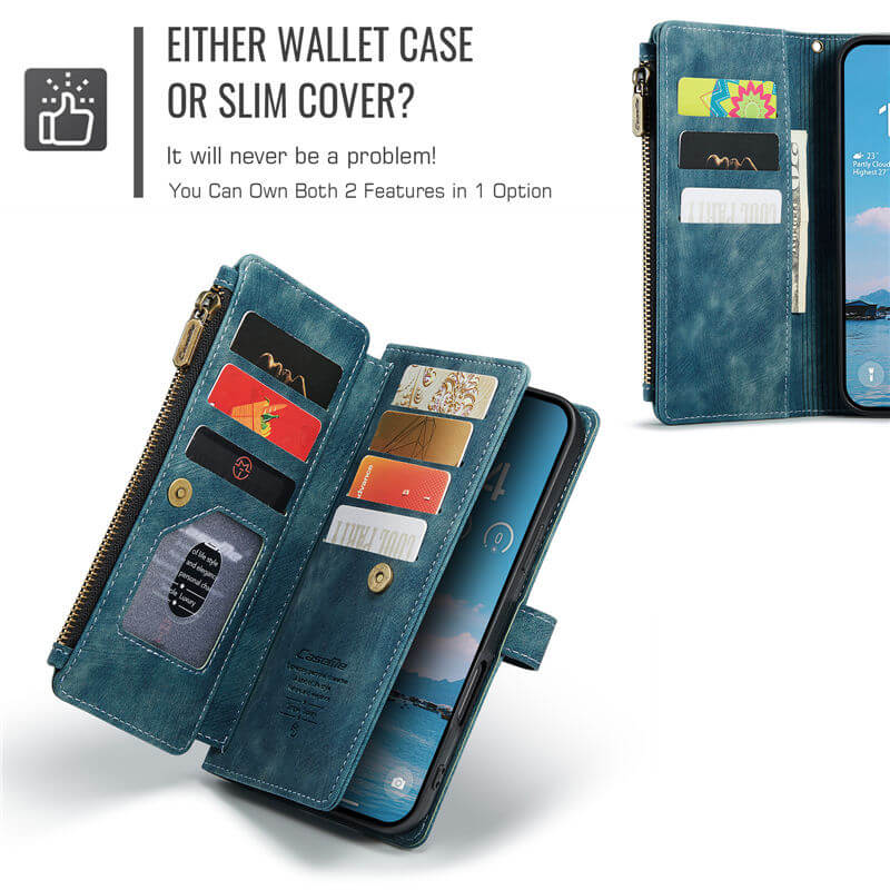CaseMe iPhone Air Wallet Case with Wrist Strap