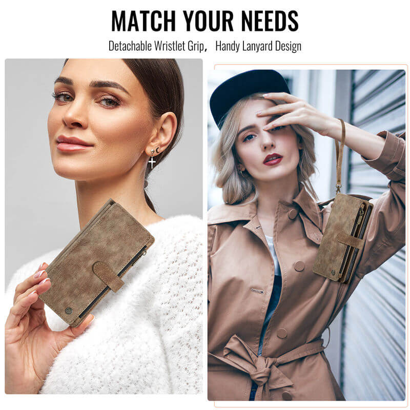 CaseMe iPhone Air Wallet Case with Wrist Strap