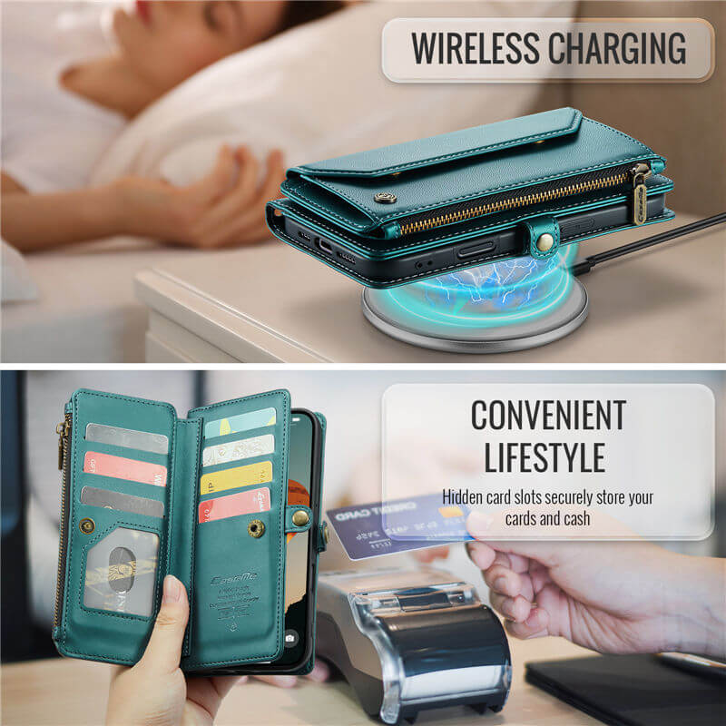 CaseMe iPhone Air Wallet RFID Blocking Crossbody Phone Case