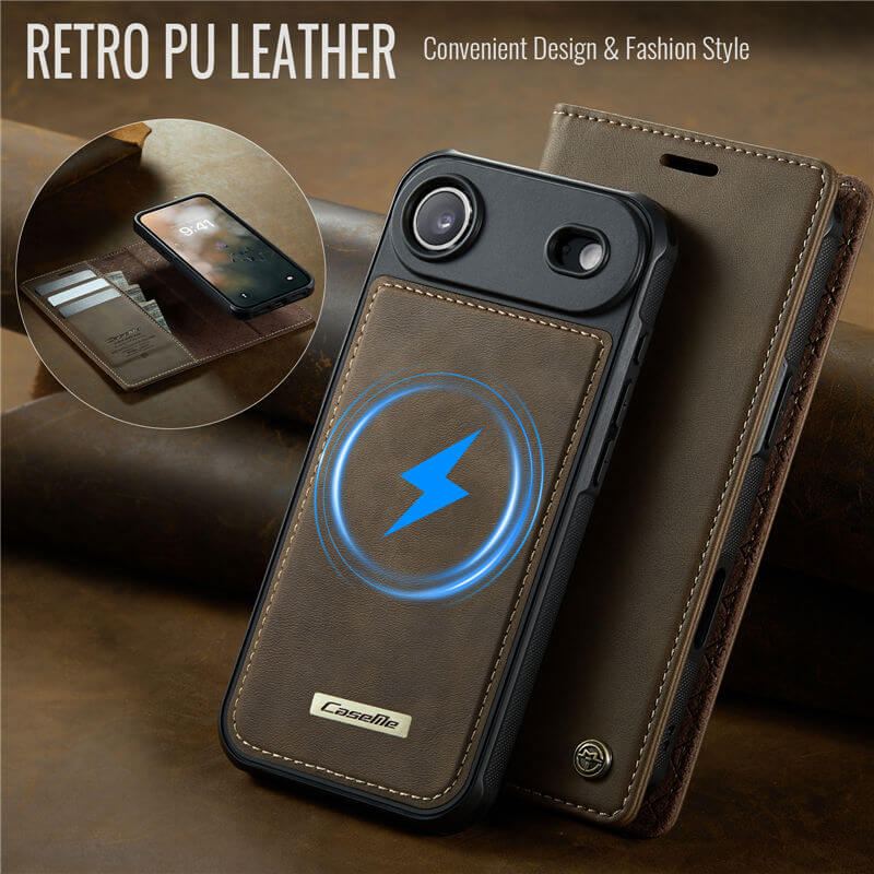 CaseMe iPhone Air 2-in-1 Magnetic Wallet Case