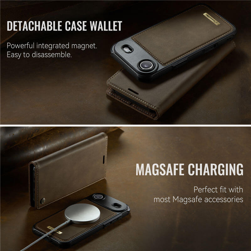 CaseMe iPhone Air 2-in-1 Magnetic Wallet Case