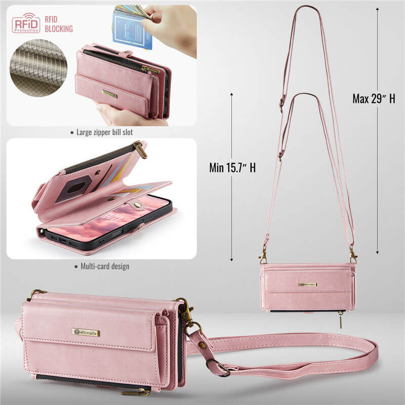 CaseMe iPhone 17 Crossbody Wallet Case