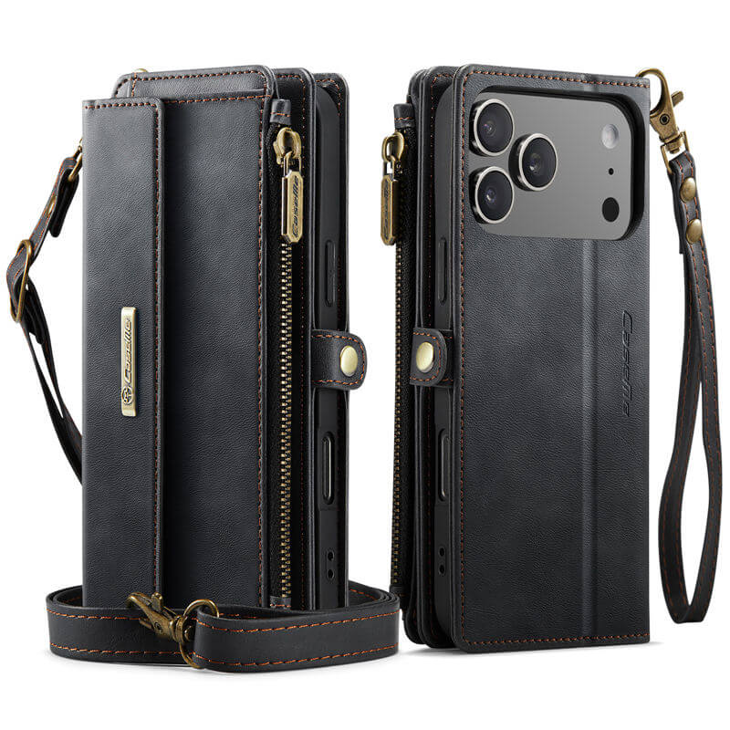 CaseMe iPhone 17 Pro Crossbody Wallet Case